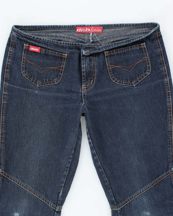 Vintage Y2k 00s Dish Flare Jeans - W32 L33