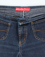 Vintage Y2k 00s Dish Flare Jeans - W32 L33