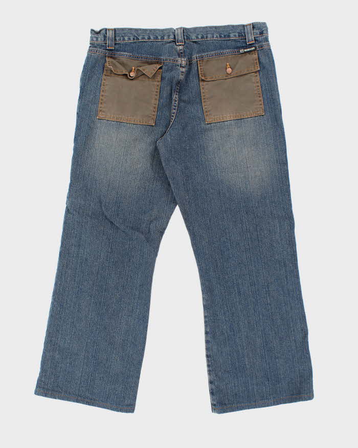 Vintage Y2k 00s Manager Wide Leg Jeans - W36 L28