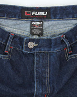 Vintage 90s Fubu Embroidered Jeans - W30 L30