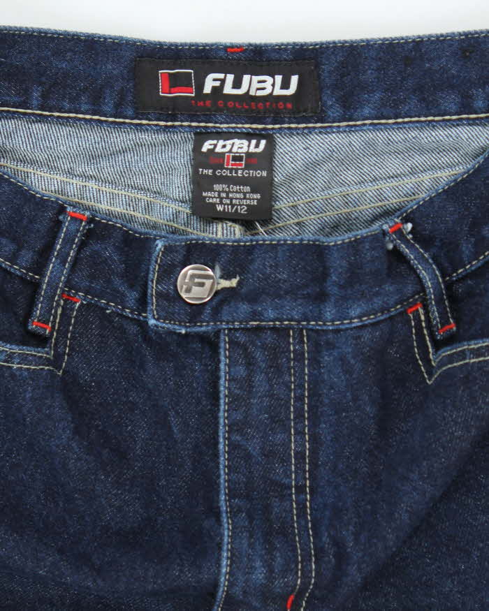 Vintage 90s Fubu Embroidered Jeans - W30 L30