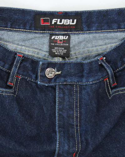 Vintage 90s Fubu Embroidered Jeans - W30 L30