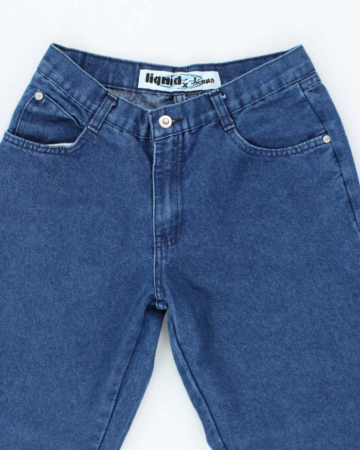 Vintage Y2k 00s Liquid Flare Jeans - W28 L30