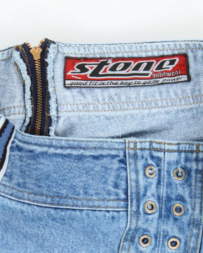 Vintage Y2k 00s Stone Flare Jeans - W29 L31