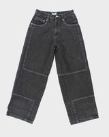 Vintage Y2K Request Wide Leg Grey Wash Jeans - W28 L28