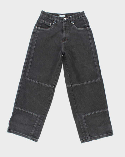 Vintage Y2K Request Wide Leg Grey Wash Jeans - W28 L28
