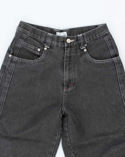 Vintage Y2K Request Wide Leg Grey Wash Jeans - W28 L28