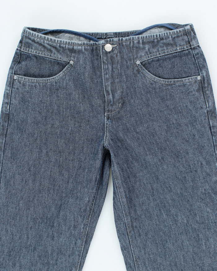 Vintage Y2K Esprit Indigo Dye Low Waisted Flared Jeans - W28 L30