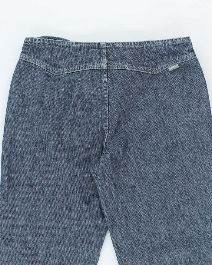 Vintage Y2K Esprit Indigo Dye Low Waisted Flared Jeans - W28 L30
