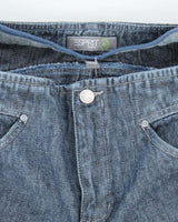 Vintage Y2K Esprit Indigo Dye Low Waisted Flared Jeans - W28 L30