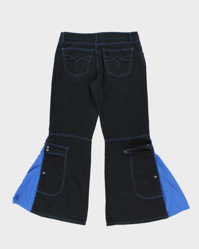 Vintage Y2K MT:2 Ultra Wide Flared Denim Jeans - W32 L29