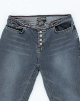 Vintage Y2K Industry Supply Co. Lower Waisted Denim Jeans - W26 L30