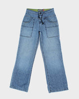 Vintage Y2K Roxy by Quiksilver Medium Wash Flared Jeans - W26 L29