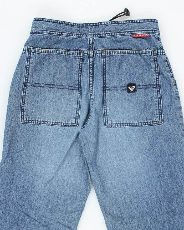 Vintage Y2K Roxy by Quiksilver Medium Wash Flared Jeans - W26 L29