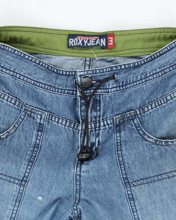 Vintage Y2K Roxy by Quiksilver Medium Wash Flared Jeans - W26 L29