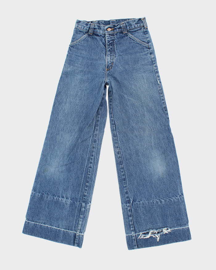 Vintage Y2K Hash Wide Leg Medium Wash Jeans - W26 L30
