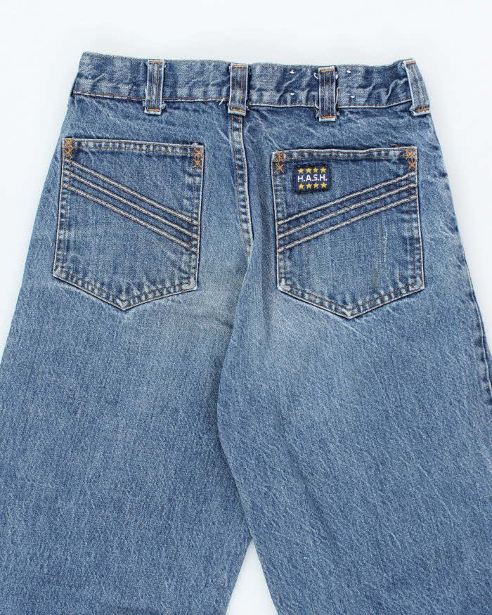 Vintage Y2K Hash Wide Leg Medium Wash Jeans - W26 L30