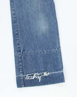 Vintage Y2K Hash Wide Leg Medium Wash Jeans - W26 L30