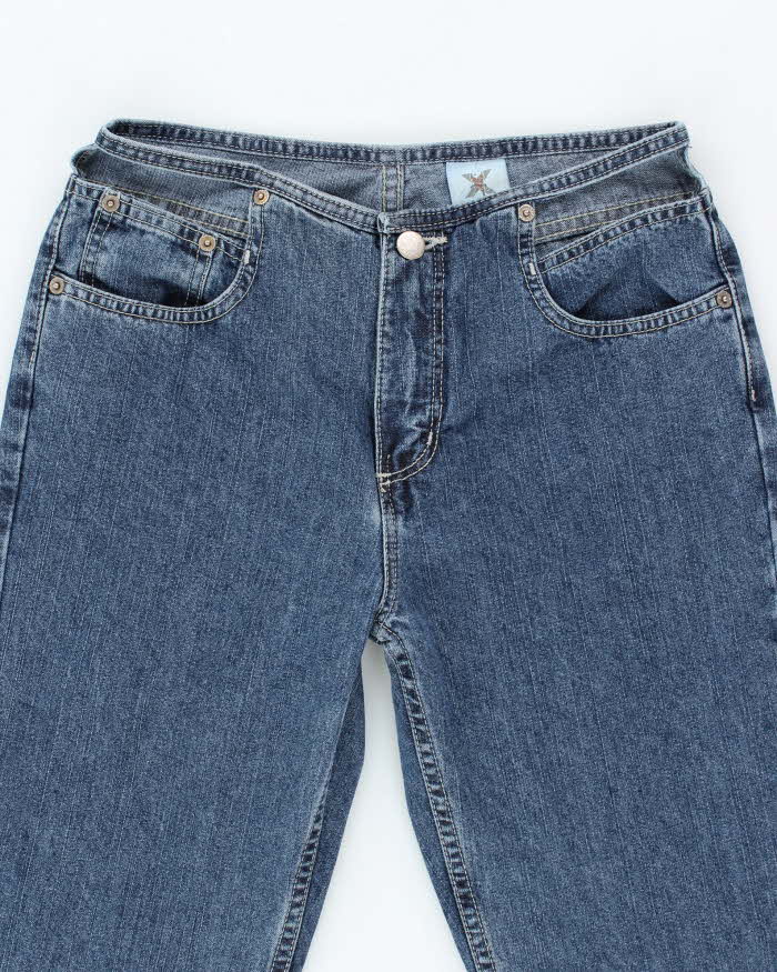 Vintage Y2k 00s X Manager Cut-out Bootcut Jeans - W28 L32
