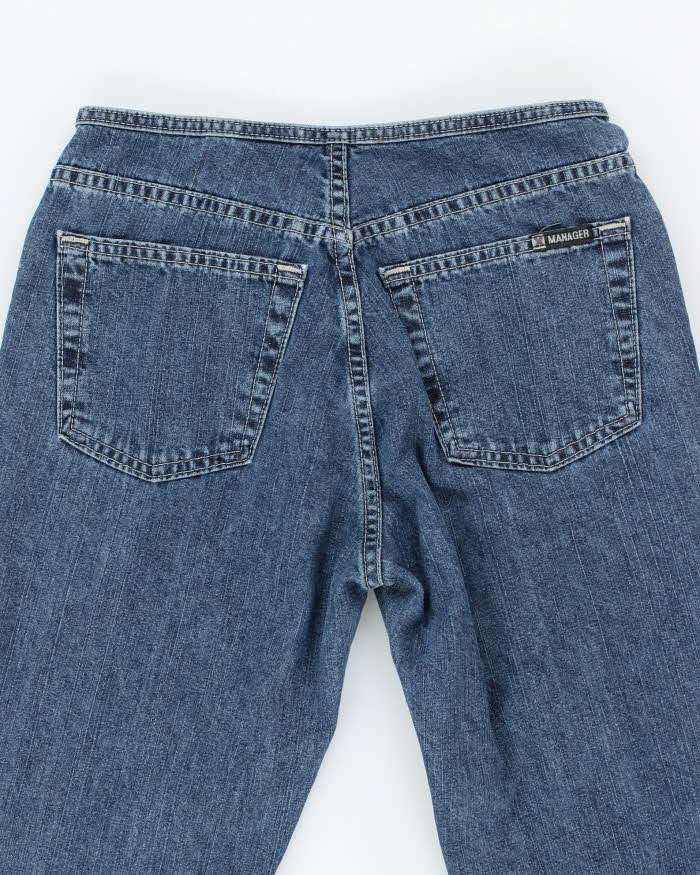 Vintage Y2k 00s X Manager Cut-out Bootcut Jeans - W28 L32