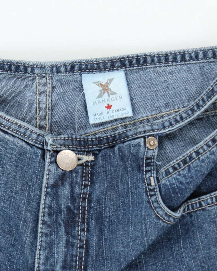 Vintage Y2k 00s X Manager Cut-out Bootcut Jeans - W28 L32