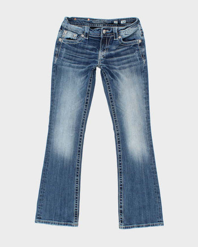Vintage Y2k 00s Miss Me Rhinestone Bootcut Jeans - W28 L30