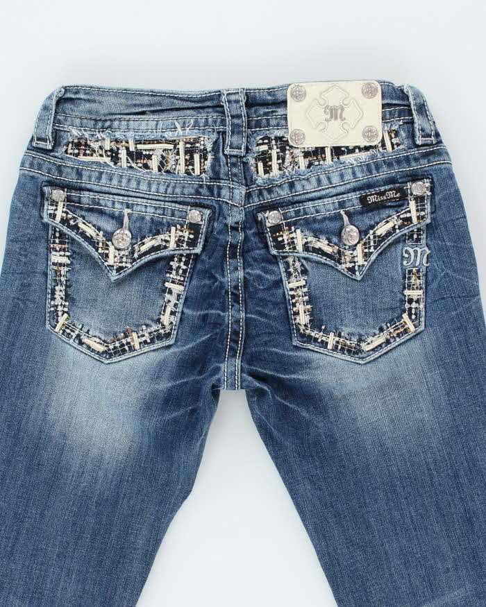 Vintage Y2k 00s Miss Me Rhinestone Bootcut Jeans - W28 L30