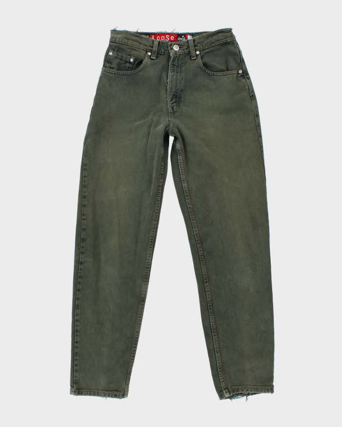 Vintage Y2K Levi's Silvertab Loose Fit Green Wash Jeans - W28 L29