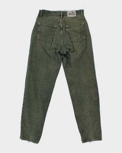 Vintage Y2K Levi's Silvertab Loose Fit Green Wash Jeans - W28 L29