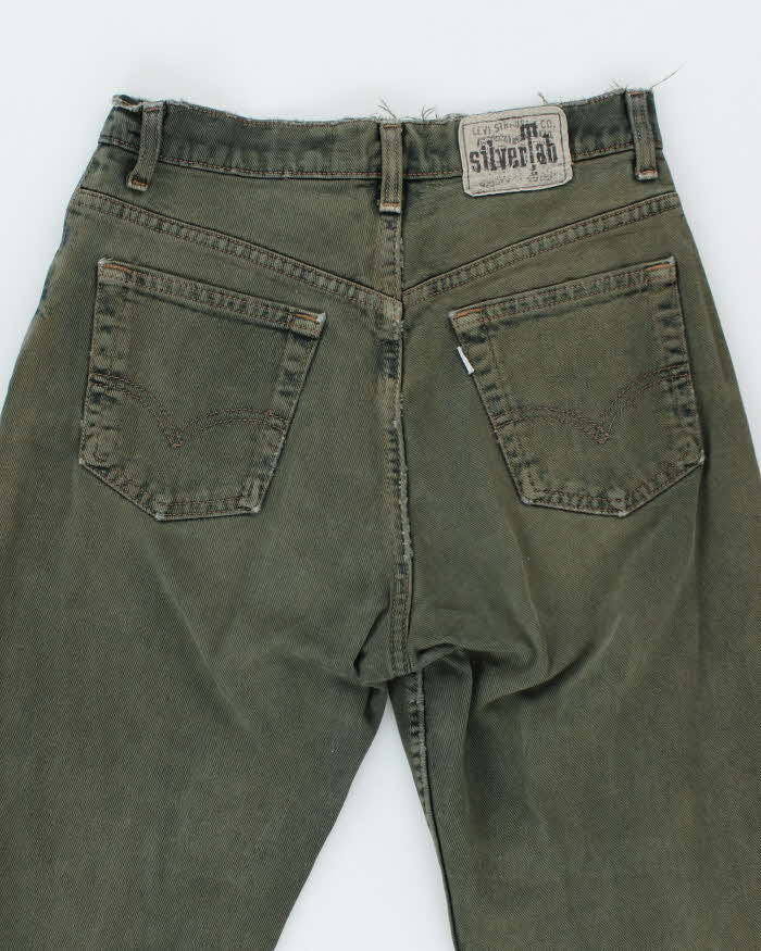 Vintage Y2K Levi's Silvertab Loose Fit Green Wash Jeans - W28 L29