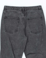 Vintage Y2K Playboy Graphic Printed Bootcut Grey Wash Jeans - W32 L30