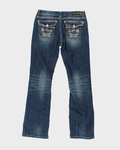 Vintage Y2k 00s LA Idol Rhinestone Jeans - W34 L33