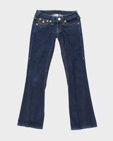 Vintage Y2K True Religion Wrapped Skinny Flared Jeans - W24 L27