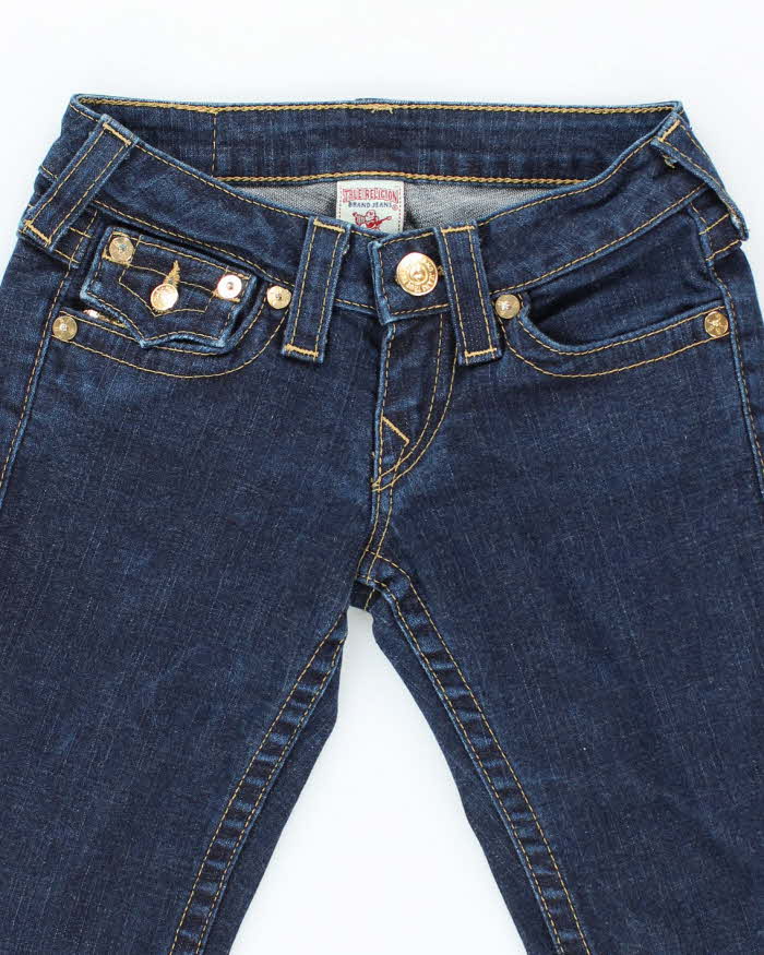 Vintage Y2K True Religion Wrapped Skinny Flared Jeans - W24 L27