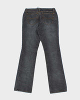 Y2k 00s No Boundaries Black Bandless Bootcut Jeans - W28 L31