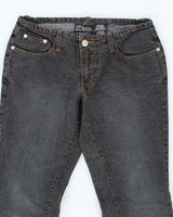 Y2k 00s No Boundaries Black Bandless Bootcut Jeans - W28 L31