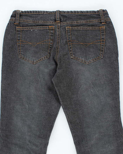 Y2k 00s No Boundaries Black Bandless Bootcut Jeans - W28 L31