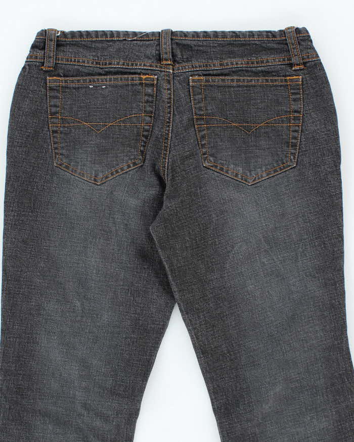 Y2k 00s No Boundaries Black Bandless Bootcut Jeans - W28 L31