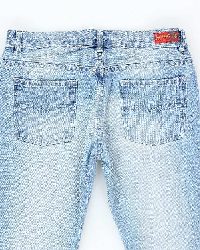 Y2k 00s Buffalo Faded Low Rise Bootcut Jeans - W30 L32