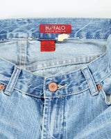 Y2k 00s Buffalo Faded Low Rise Bootcut Jeans - W30 L32