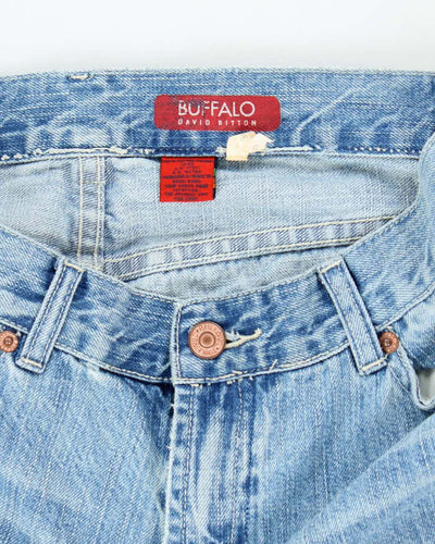 Y2k 00s Buffalo Faded Low Rise Bootcut Jeans - W30 L32