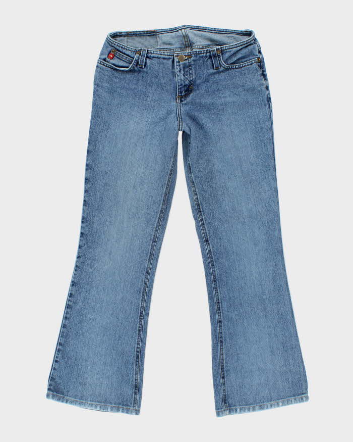Vintage 90s/00s Mudd Bandless Low Rise Flared Jeans - W30 L29