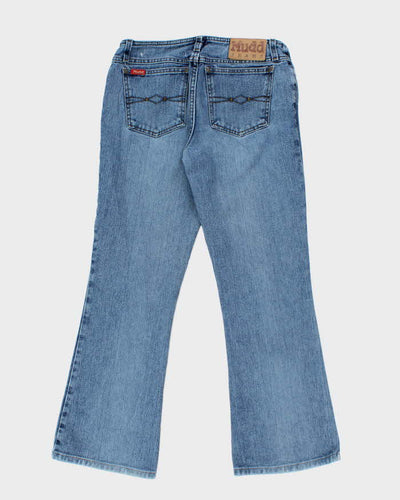 Vintage 90s/00s Mudd Bandless Low Rise Flared Jeans - W30 L29