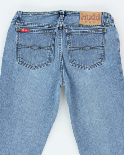 Vintage 90s/00s Mudd Bandless Low Rise Flared Jeans - W30 L29