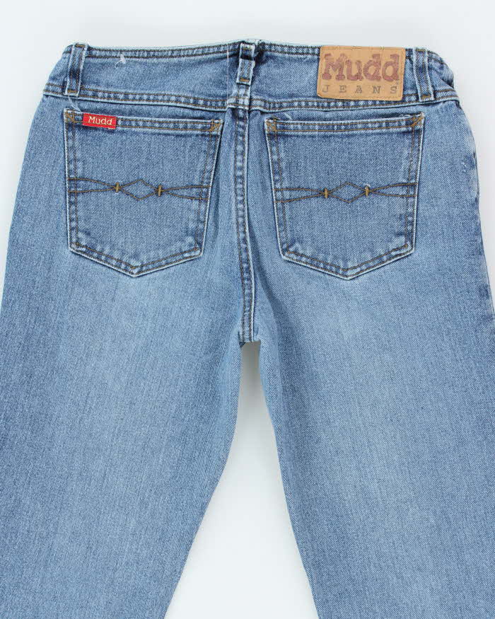 Vintage 90s/00s Mudd Bandless Low Rise Flared Jeans - W30 L29