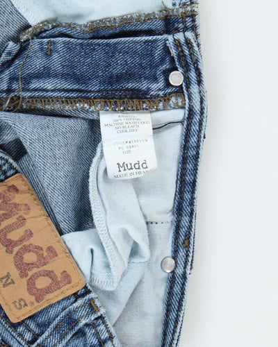 Vintage 90s/00s Mudd Bandless Low Rise Flared Jeans - W30 L29