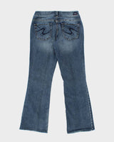 Y2k 00s Silver Flared Suki Jeans - W30 L31