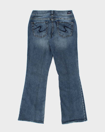 Y2k 00s Silver Flared Suki Jeans - W30 L31