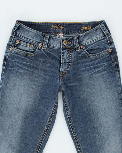 Y2k 00s Silver Flared Suki Jeans - W30 L31