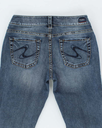 Y2k 00s Silver Flared Suki Jeans - W30 L31